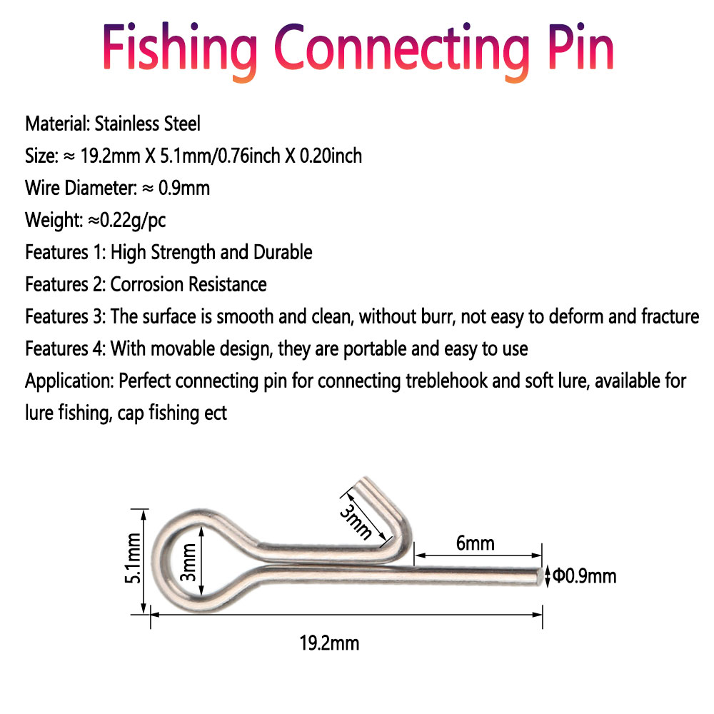50/100pcs Fishing Bait Stinger - Fishing Line Cutter 评论和价格