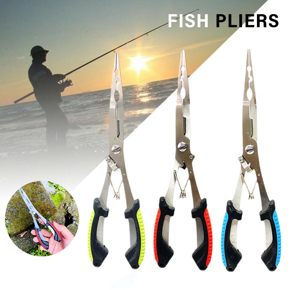 Fishing Pliers Long Nose Stain - Fishing Line Cutter 评论和价格
